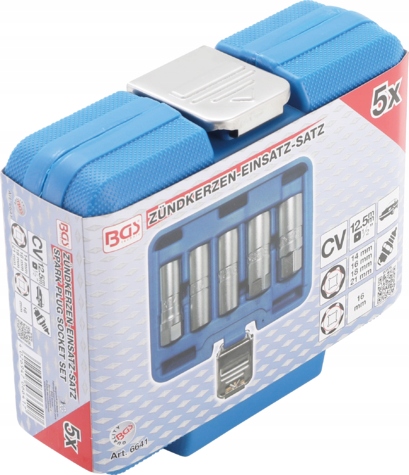 КОЛПАЧКИ ДЛЯ СВЕЧЕЙ РЕЗИНОВАЯ ВСТАВКА 14-21 ММ 5ШТ BGS