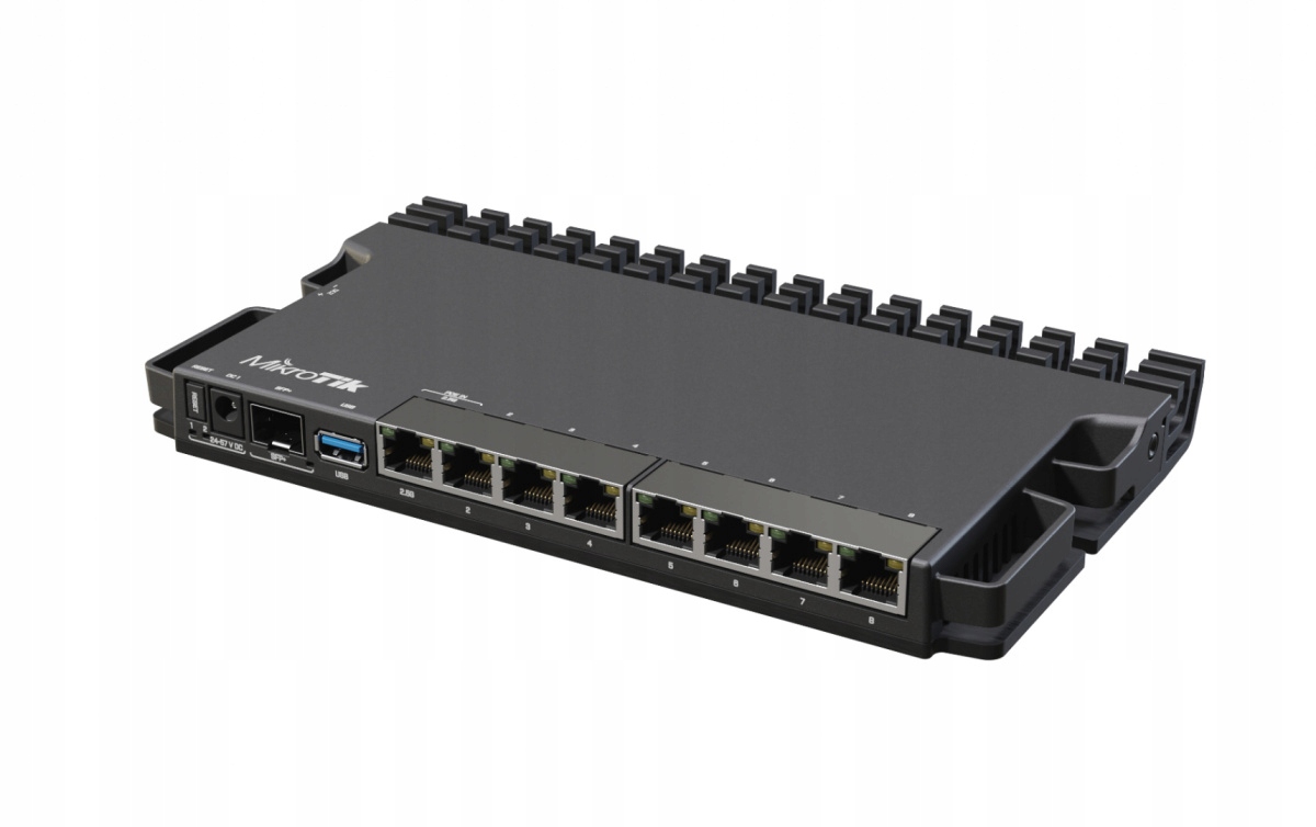 MikroTik Wired Ethernet Router RB5009UG+S+IN, Quad core 1.4 GHz Cpu, 1xSFP+