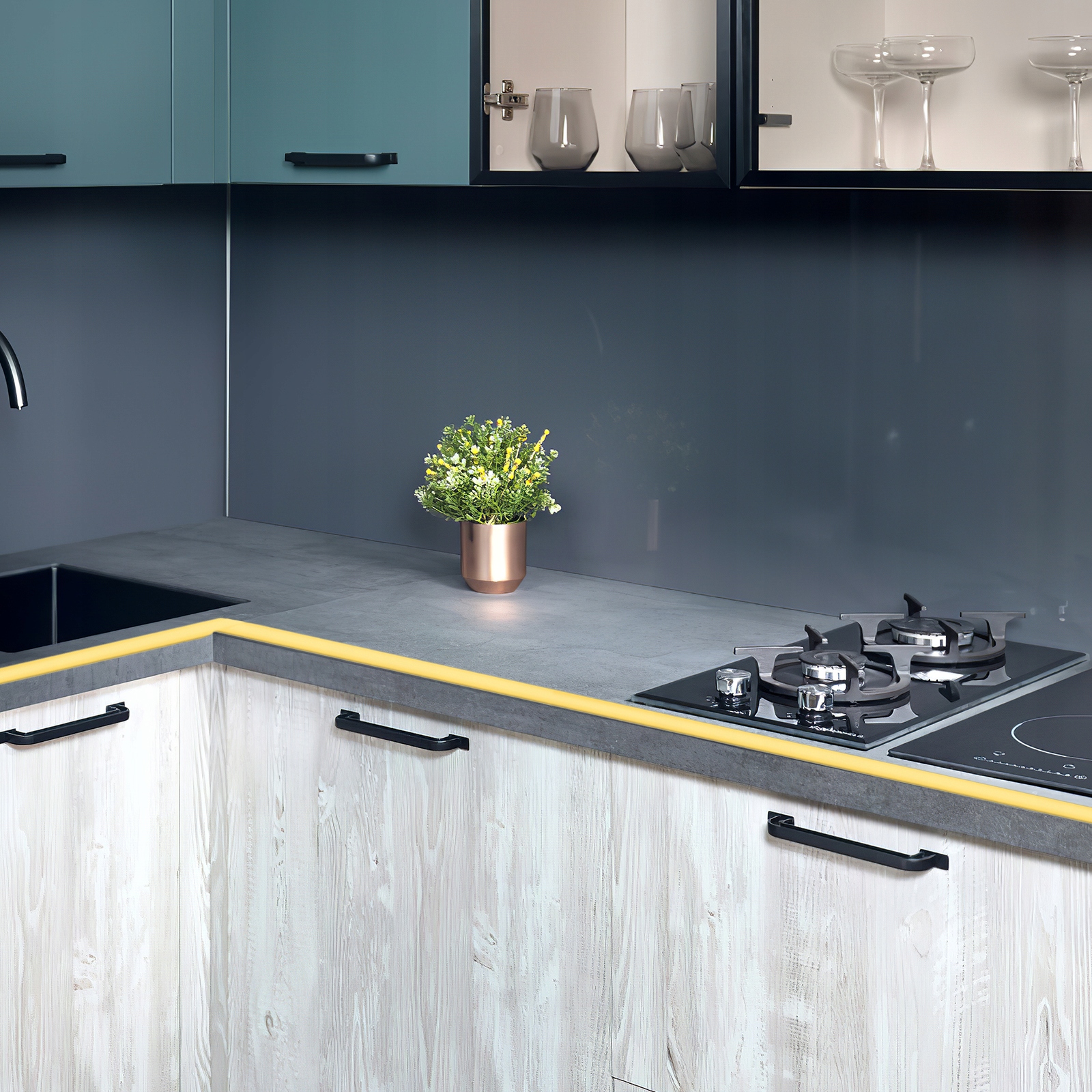 MAGNETYCZNE NAKLEJKI DO PRZECHOWYWANIA TAŚMY WANNOWEJ Marka bez marki