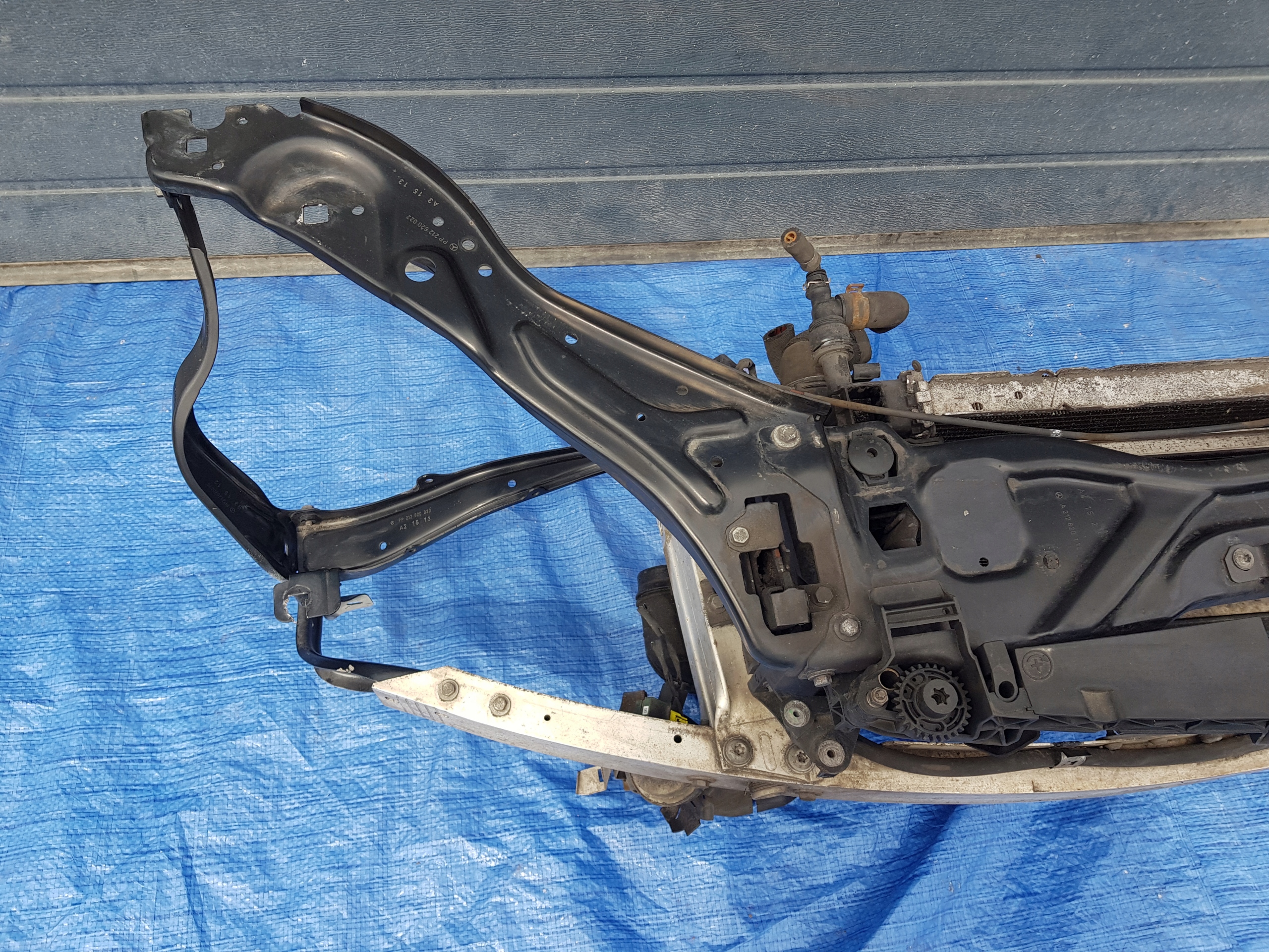 support panel for radiators radiator MERCEDES W212 LIFT 651 2.2 CDI HYBRYDA