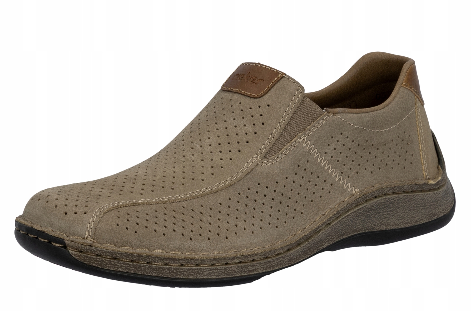 Rieker 05272-64 vel.43 pánské kožené nazouvací polobotky Tuhost H