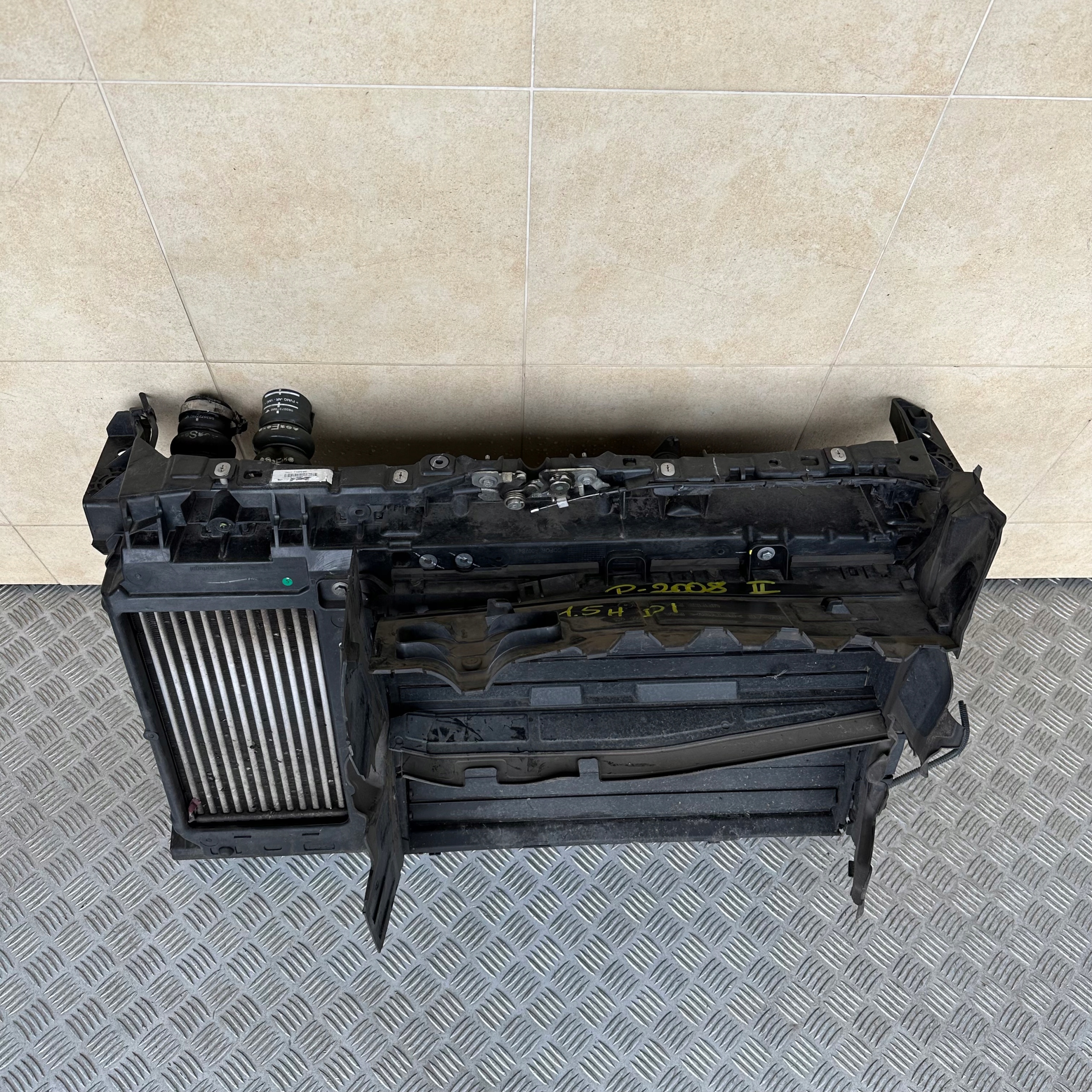 support panel for radiators radiator PEUGEOT 2008 II 1.5 HDI