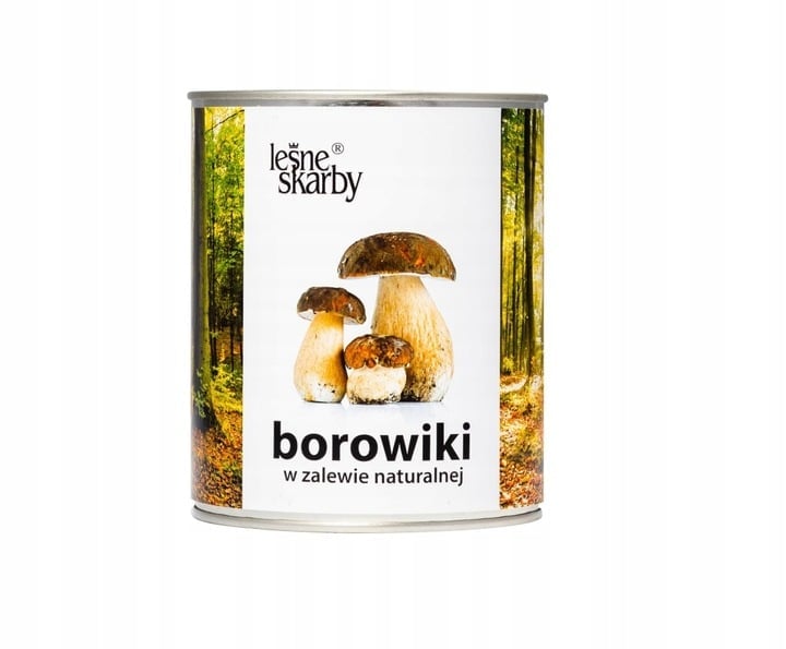 Levně Marinované hříbky celé 800 g Leśne Skarby pasterizovaný výrobek