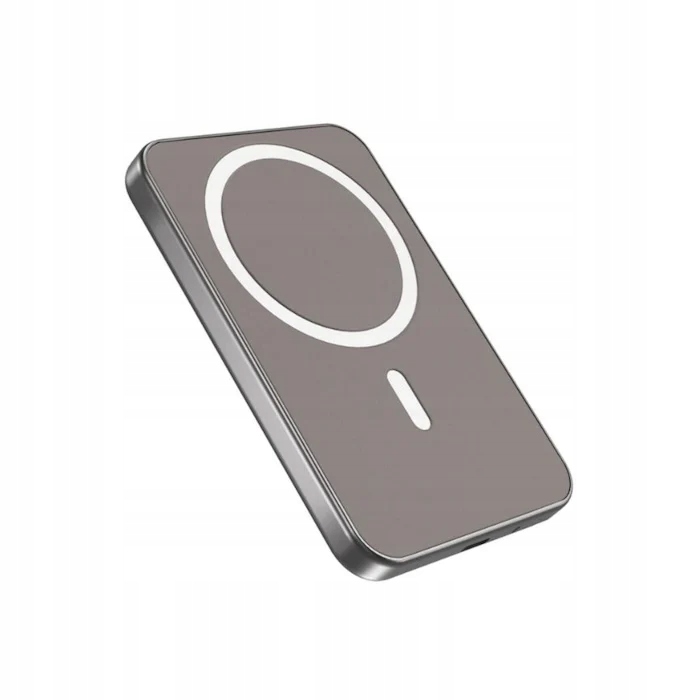 MagSafe bezdrátová powerbanka Epico UltraPack 5000mAh Mag+ stříbrná
