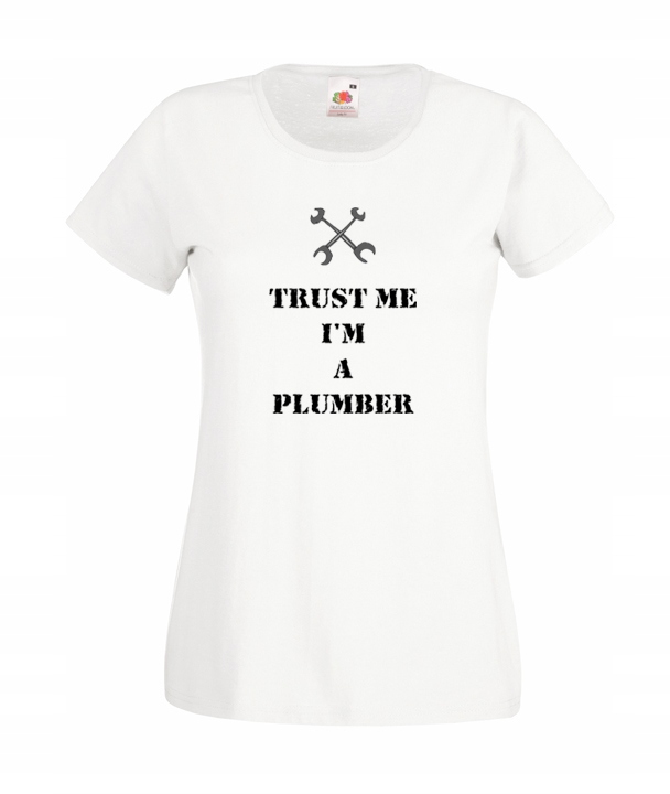 

XXL Koszulka Damska Hydraulik Plumber Trust Me