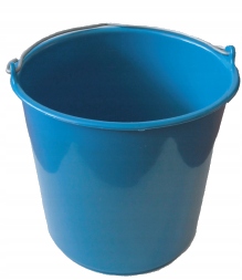 WIADRO Z PODZIAŁKĄ niebieskie 12 litrów