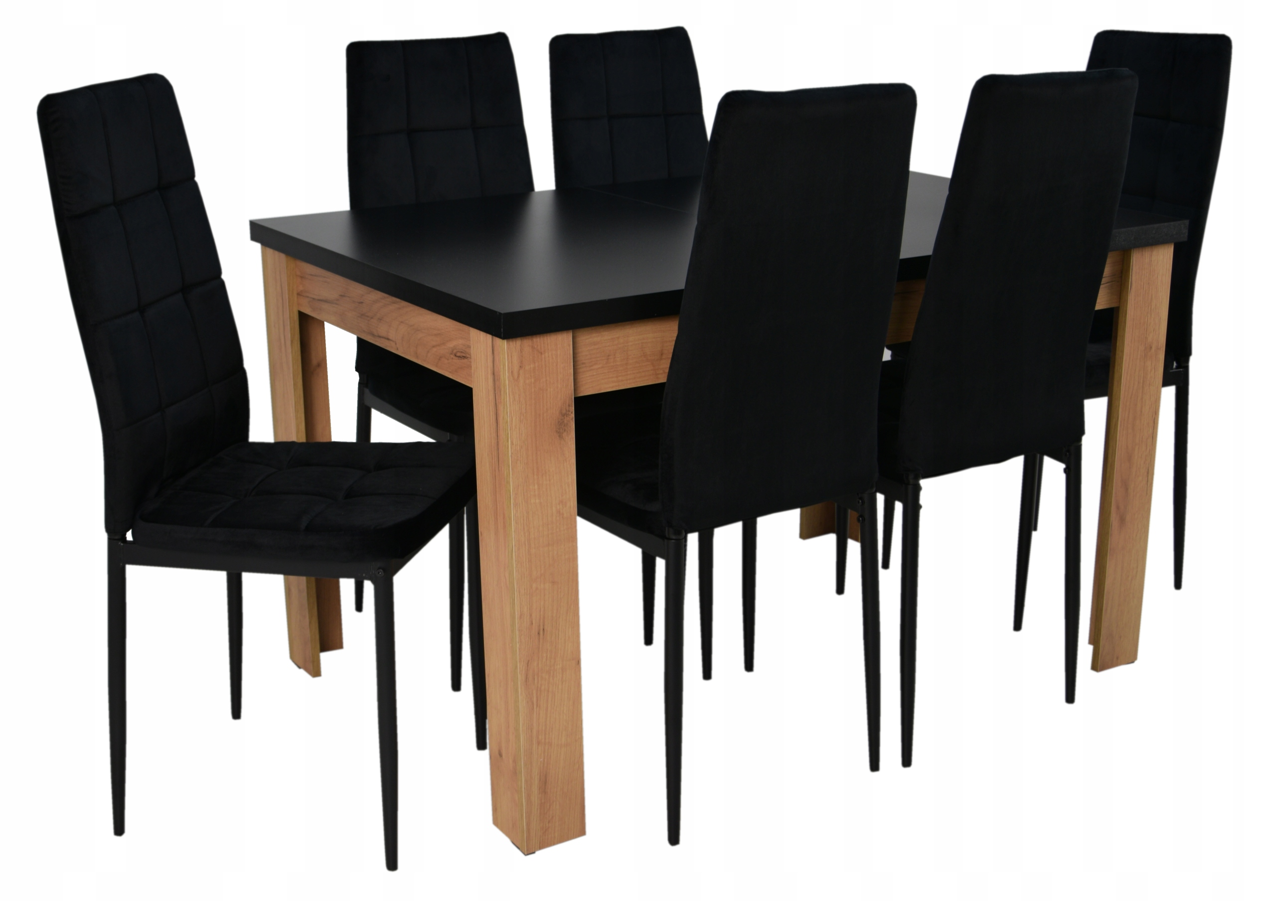 NOWOCZESNY zestaw LOFT stół + 6 stołków do KUCHNI