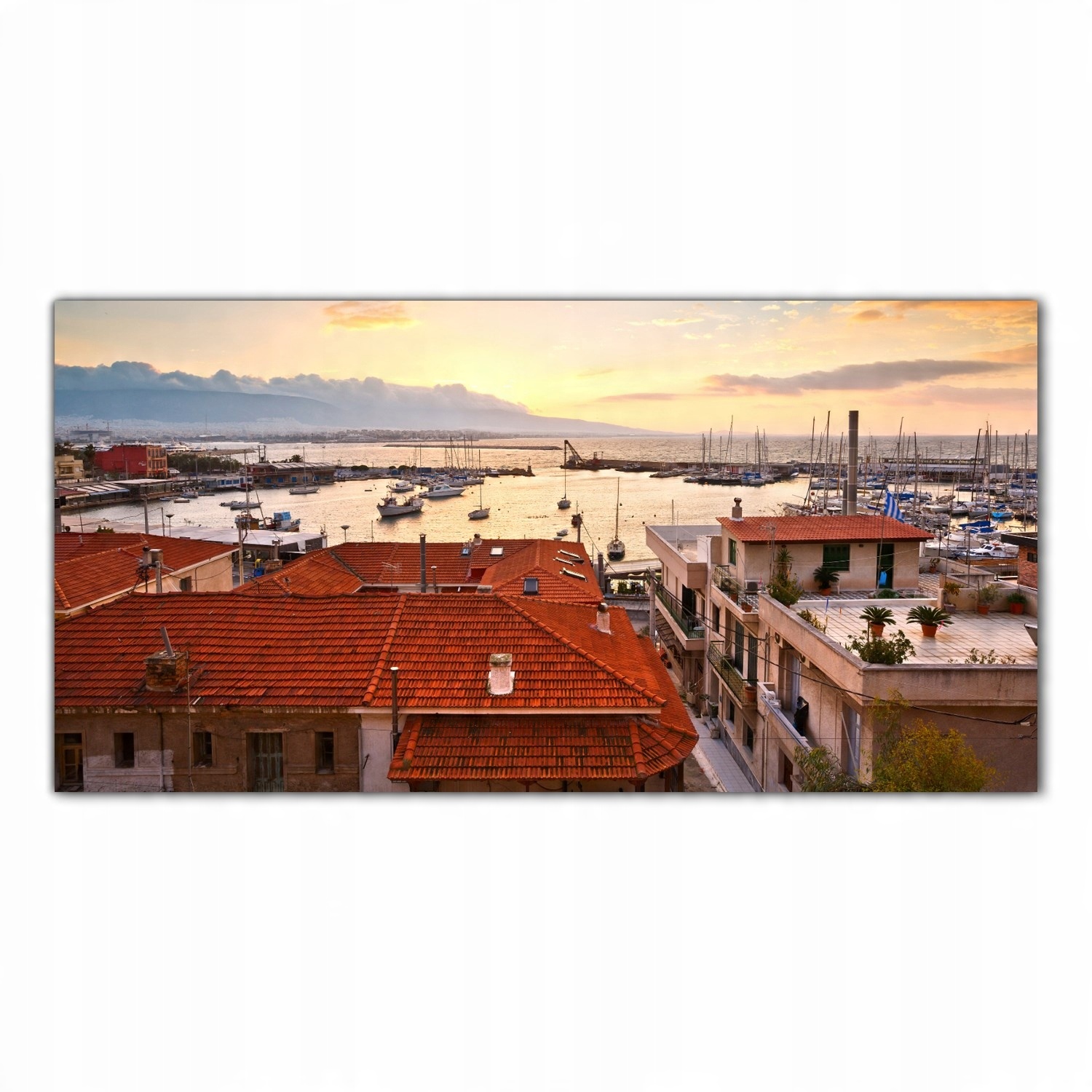 

Obraz Szklany Foto-obraz Grecja Mikrolimano 100x50