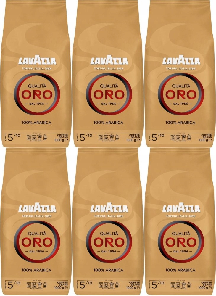 Kawa ziarnista Lavazza Qualita Oro 6x1kg