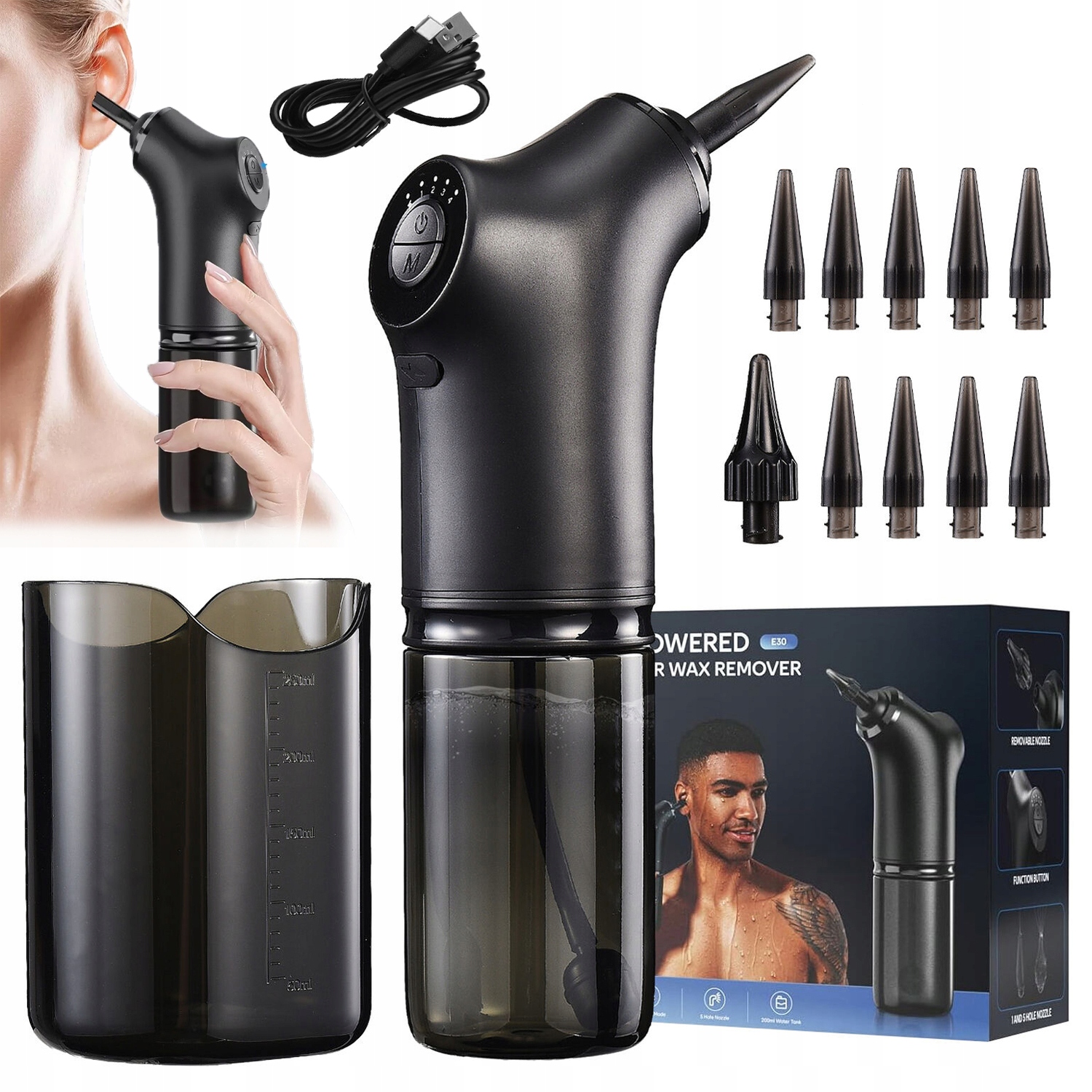 Bezprzewodowy Urządzenie Do Czyszczenia Uszu Środek Do Czyszczenia Uszu