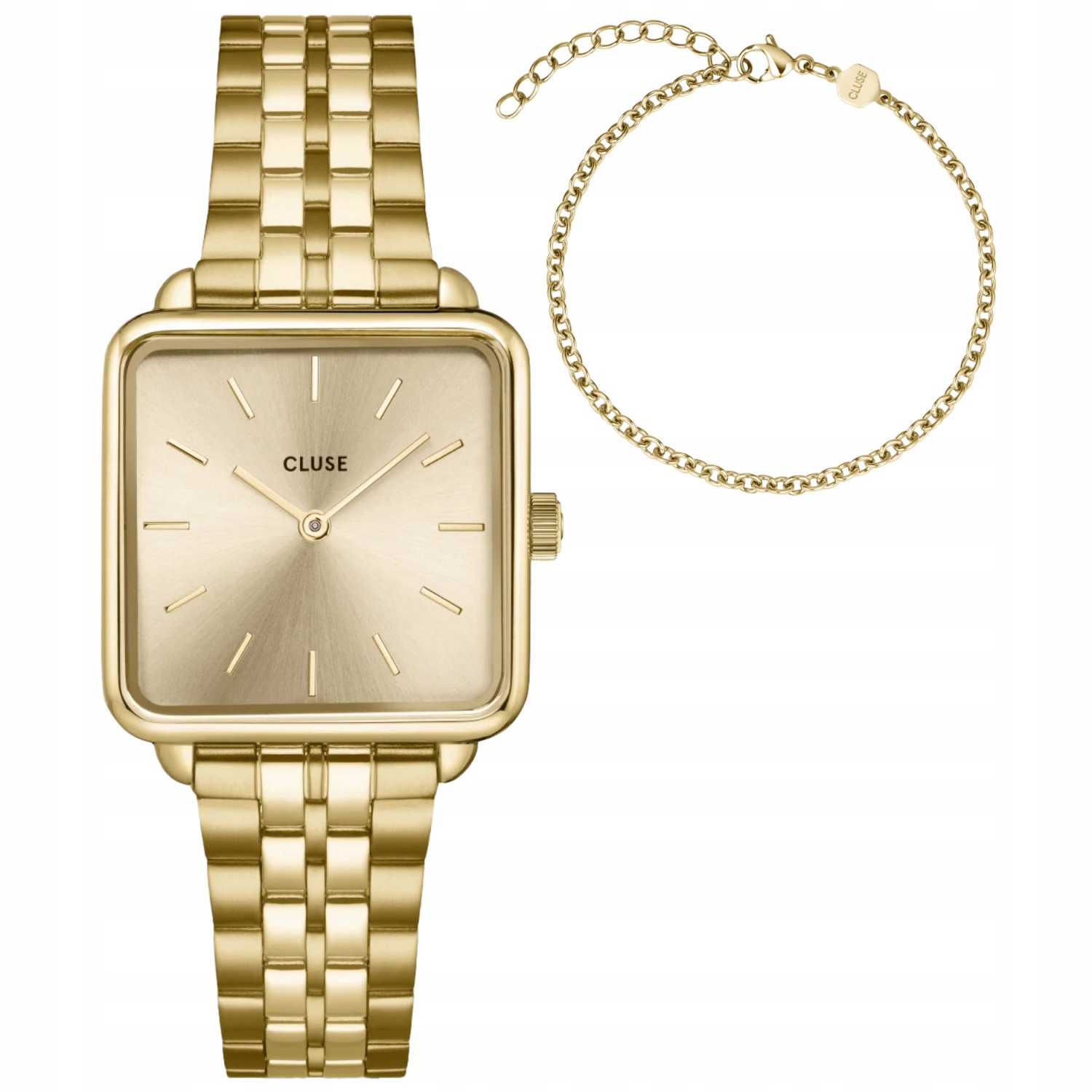 Dámské hodinky Cluse CG10324 Zirkony zlatým pouzdrem