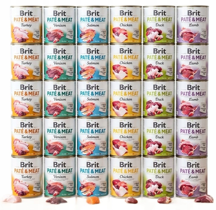 Levně Vlhké krmivo pro psy Brit Paté & Meat mix chutí 30x800 g