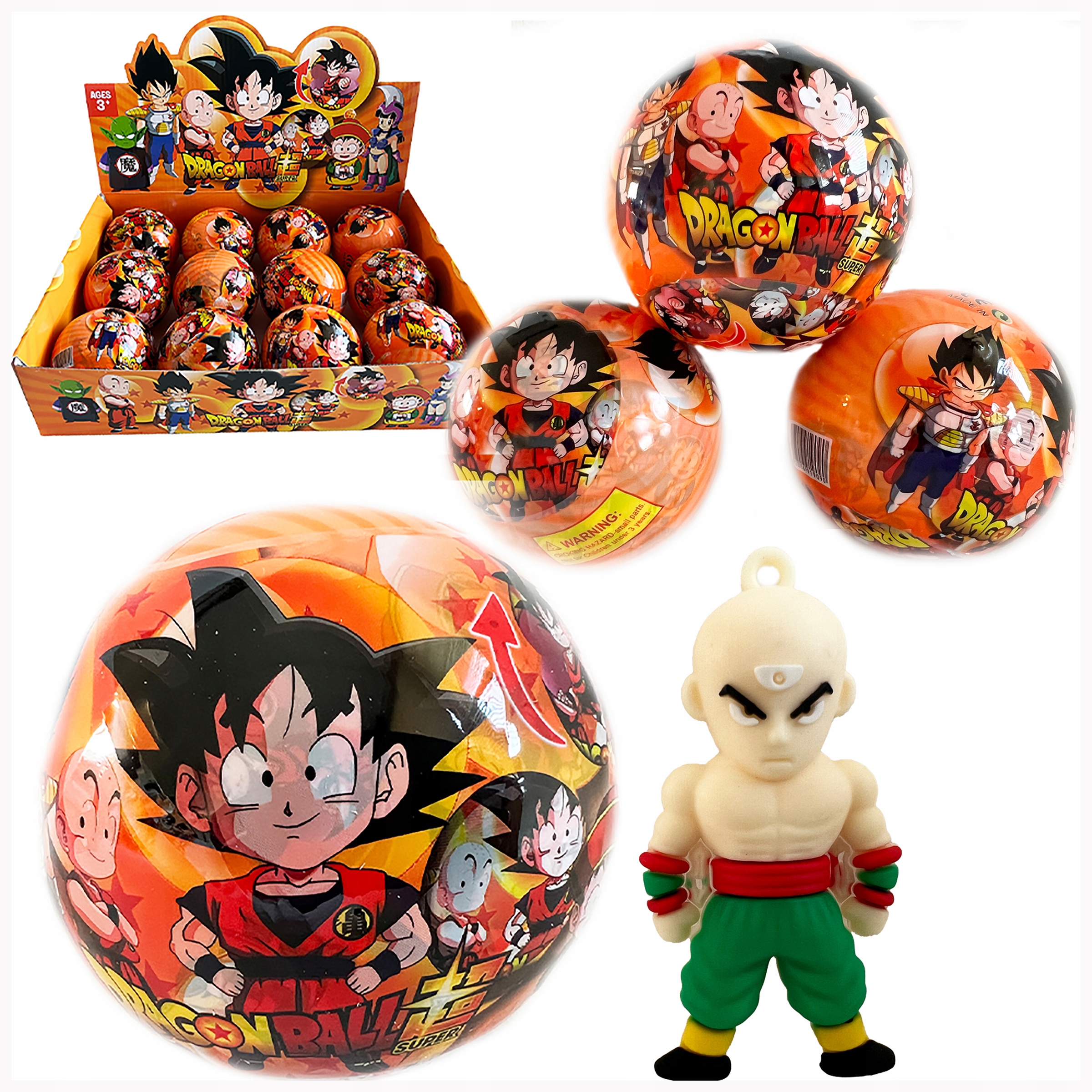 DRAGON BALL 3 KULE NIESPODZIANKI FIGURKA DRAGON BALL KULA ZESTAW ANIME