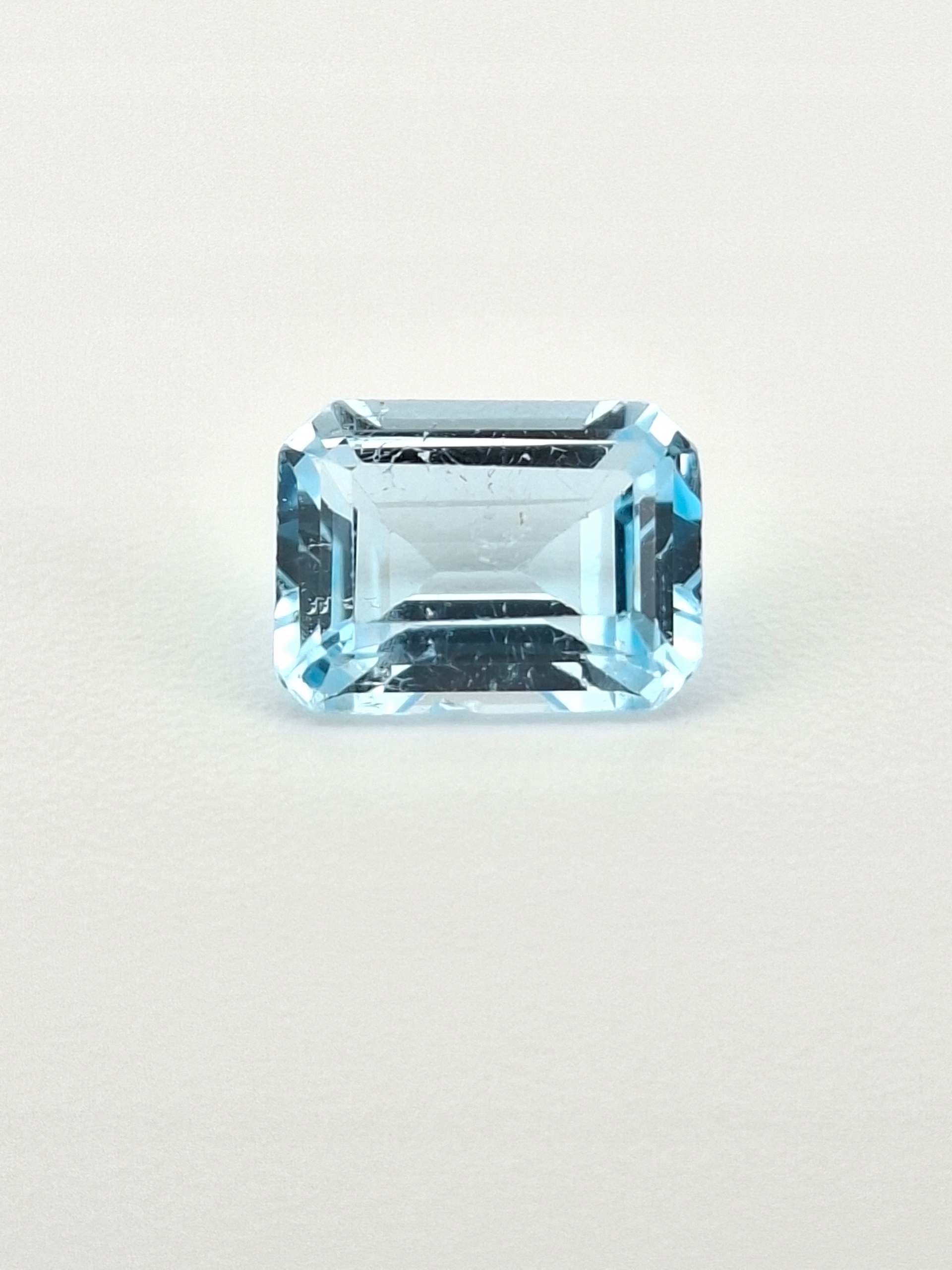 Přírodní topaz Sky Blue Oktagon 8 x 6 mm