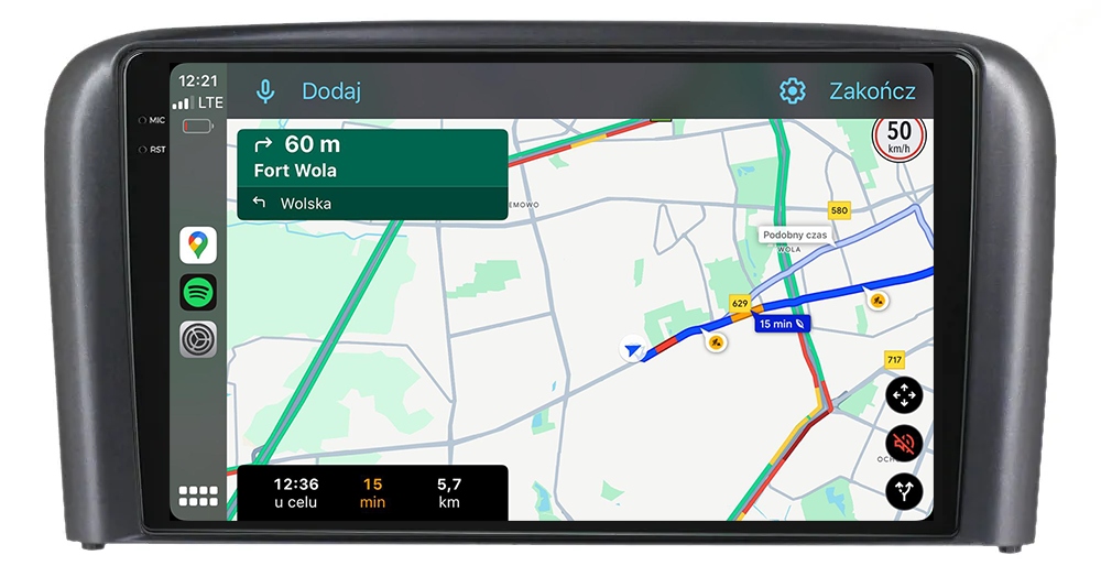 Volvo S80 1998-2006 Rádio Navigace Android TS20 12GB/256GB 2K Qled