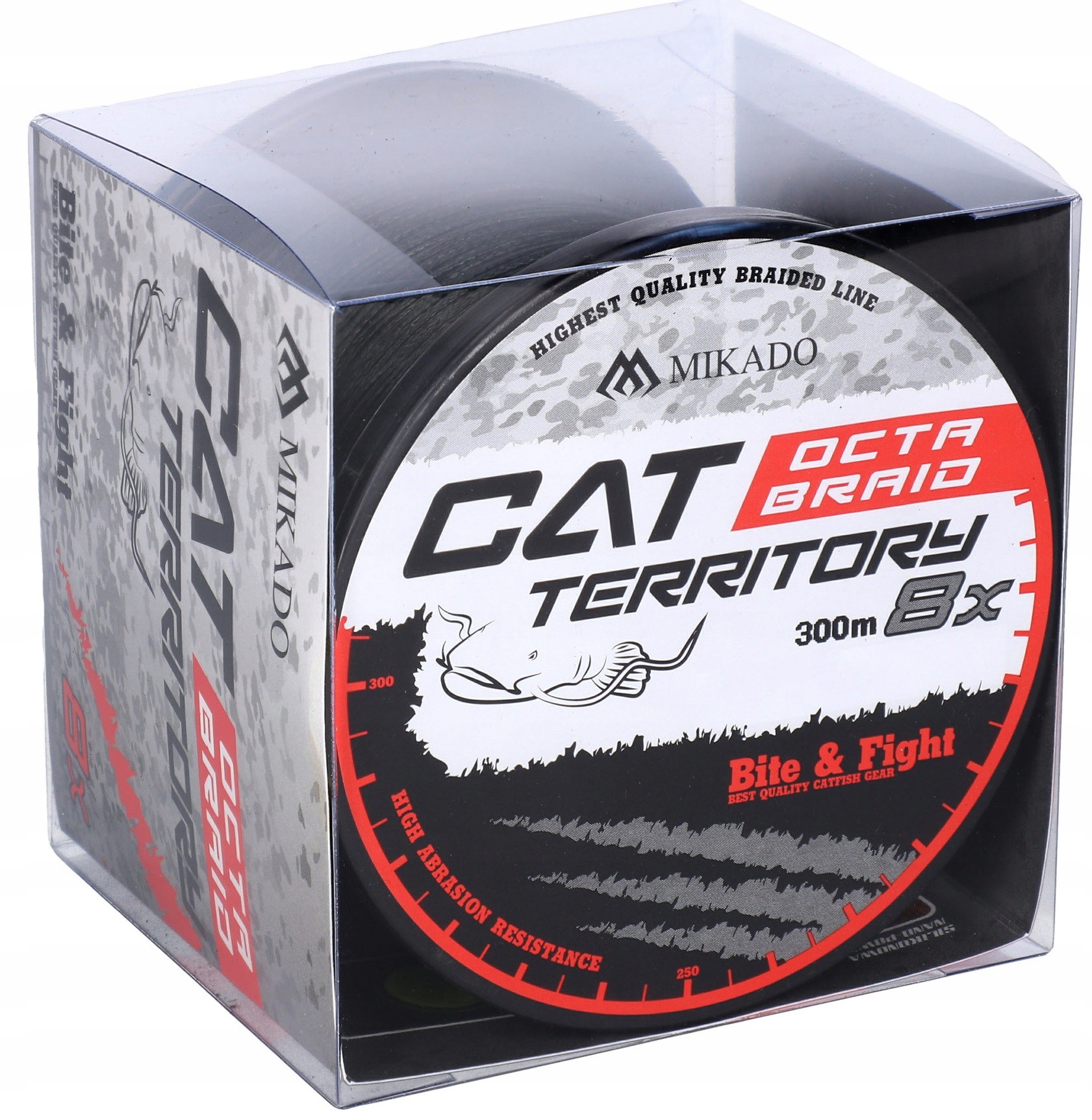 Plecionka Mikado Cat Territory Octa Braid 0.50mm/53.3kg/300m Zielona