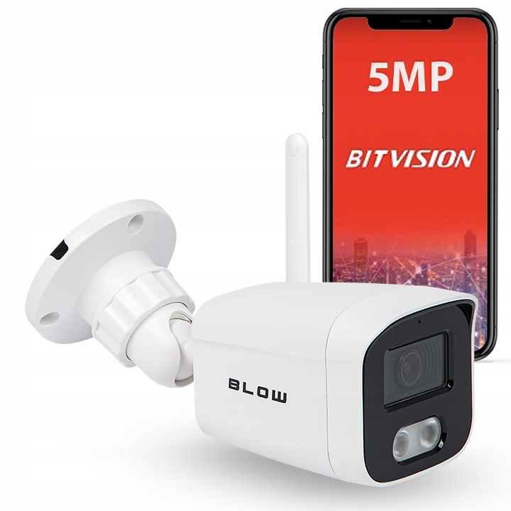 

Kamera Blow Ip WiFi 5MP 2,8 mm Slot Sd mikrofon