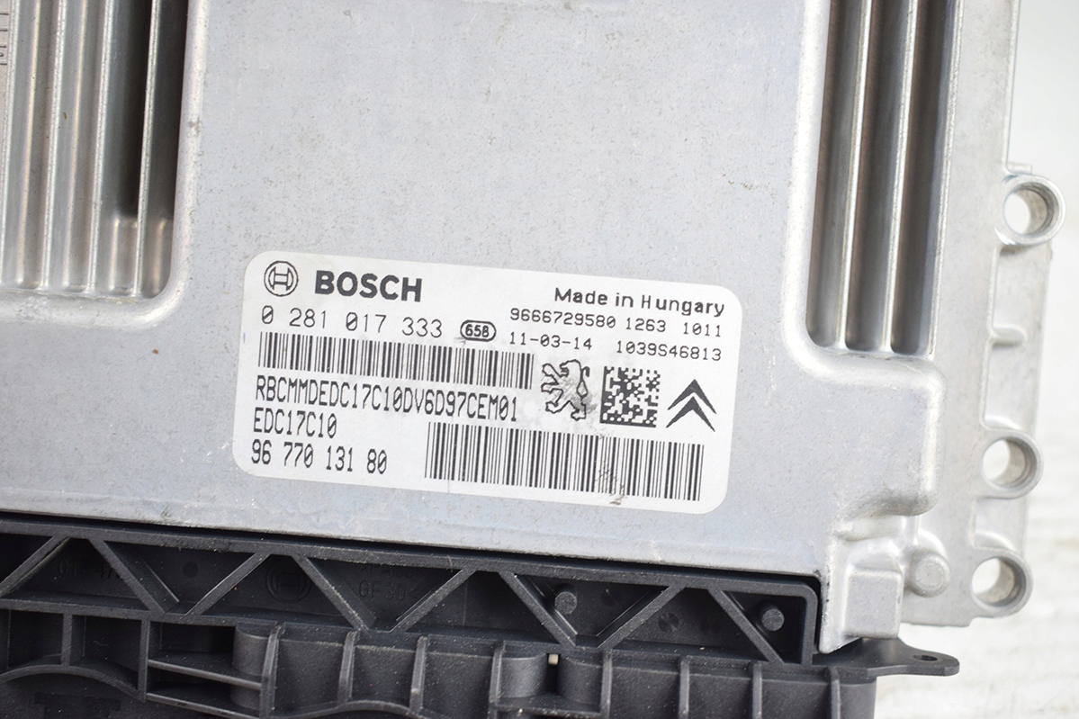 computer control unit CITROEN PEUGEOT 0281017333