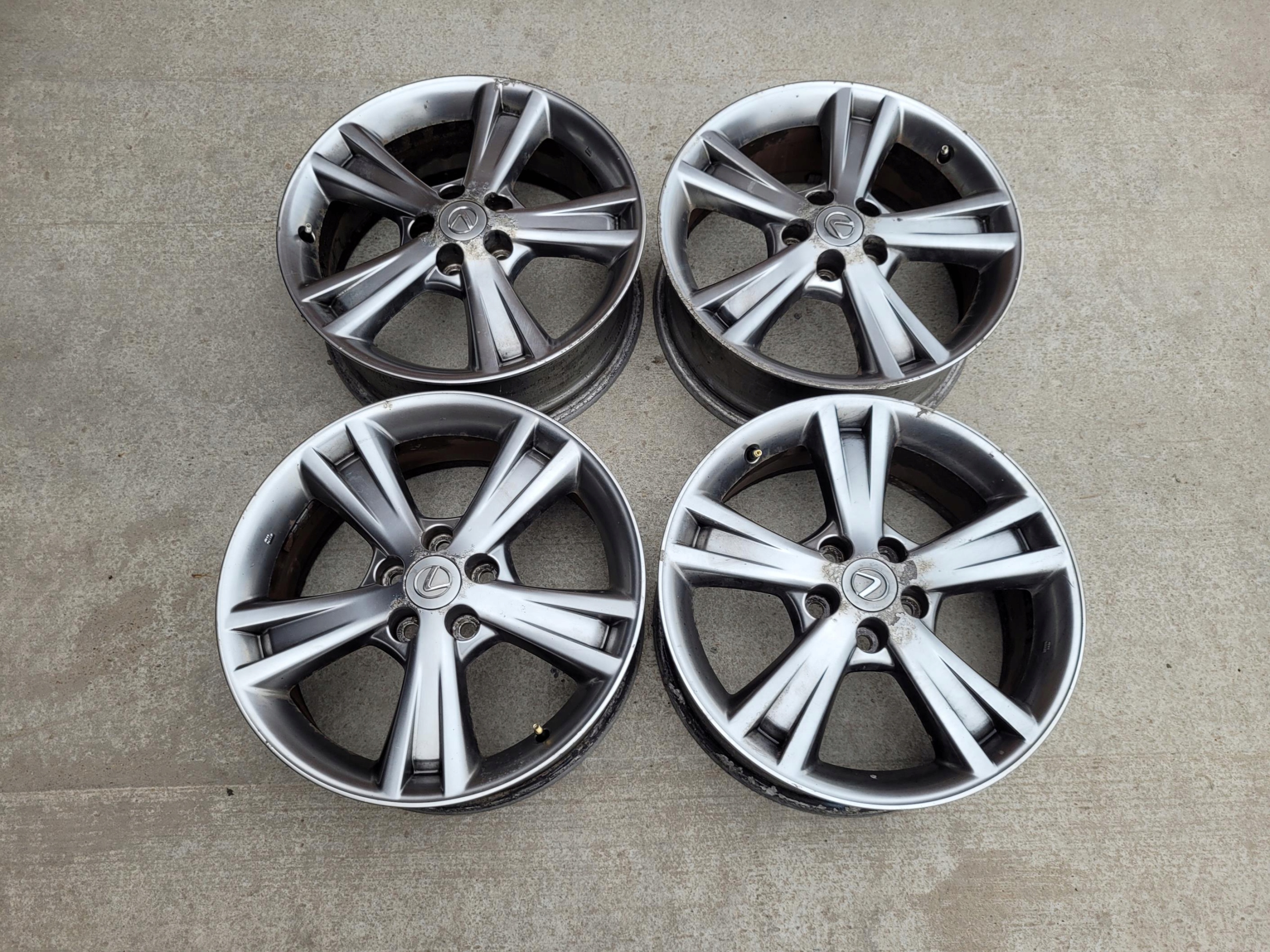 CERCHI di alluminio CERCHI RUOTE R 18 LEXUS RX II RX400 RX300 RX400H