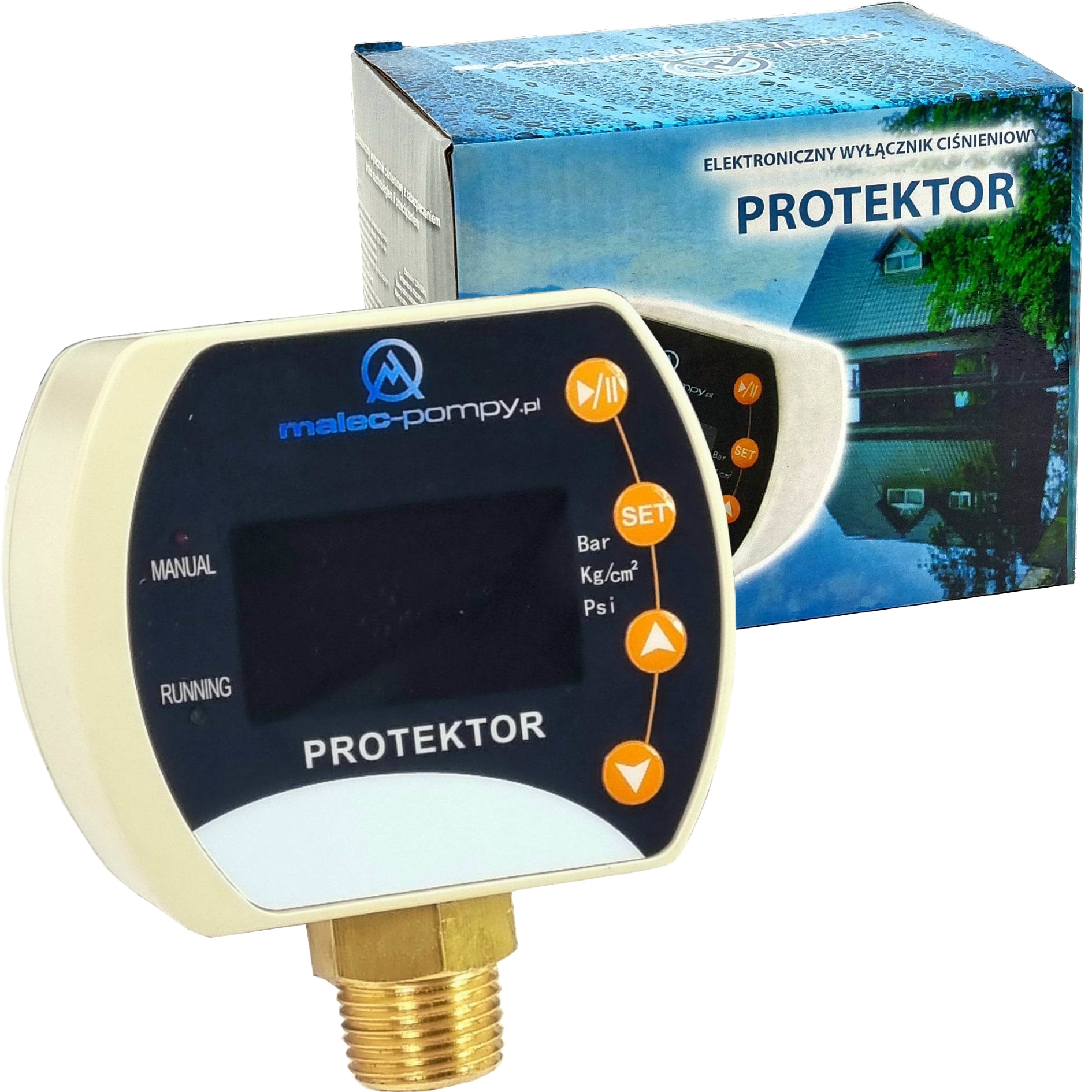 WYŁĄCZNIK CIŚNIENIOWY HYDROFOR LCD WYŁĄCZNIK DO POMPY KOMPRESORA 1/2 230 V