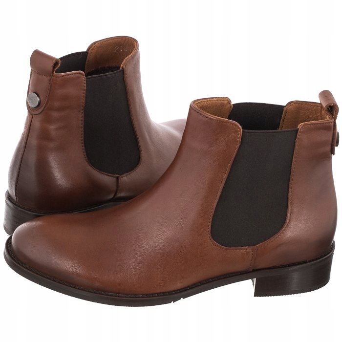 

Buty Damskie Sztyblety Venezia Brązowe 213194