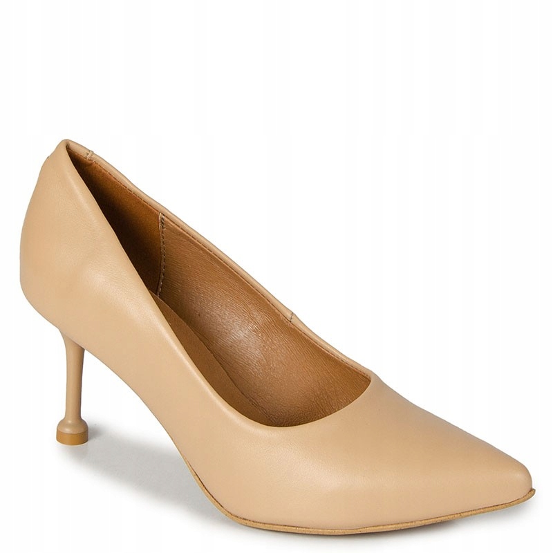 LaRoni 3927 Béžové Kožené Lodičky Na Špendlíku 37