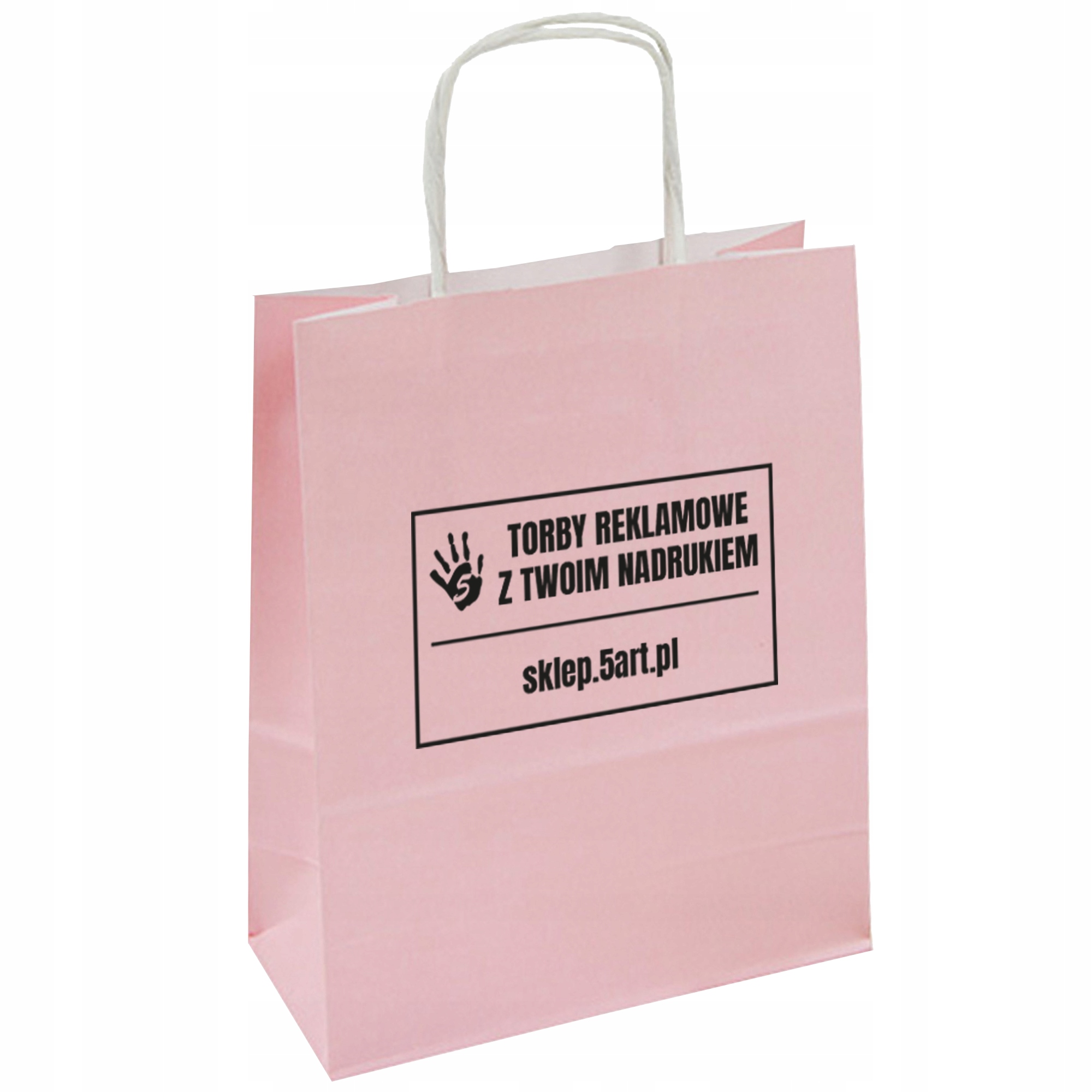 

Torba Papierowa Z Nadrukiem Pastelowa A5 100 szt