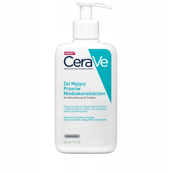 

Cerave Żel myjący przeciw niedoskonałościom 236ml