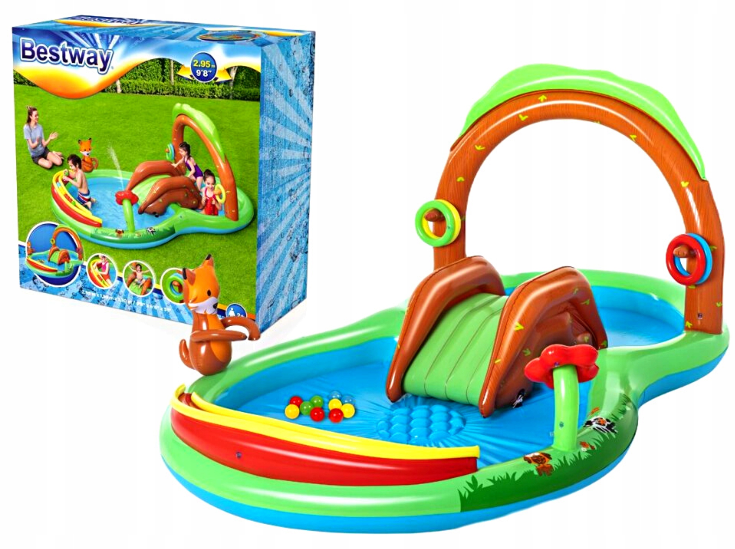 wodny plac zabaw LAS 2,95x1,99x1,3m Bestway | 53093 — 9