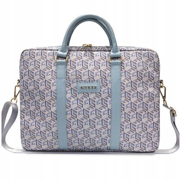 Taška Notebook 16" Guess GCube Stripes (GUCB15HGCFSEB) modrá