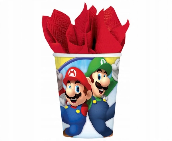 

Kubeczki papierowe Mario 250 ml, 8 szt