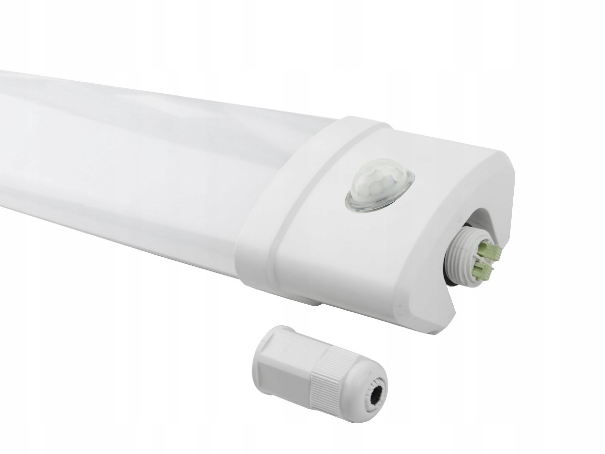 Lampa sufitowa Ledin biała 125 cm z czujnikiem ruchu Led 40 W