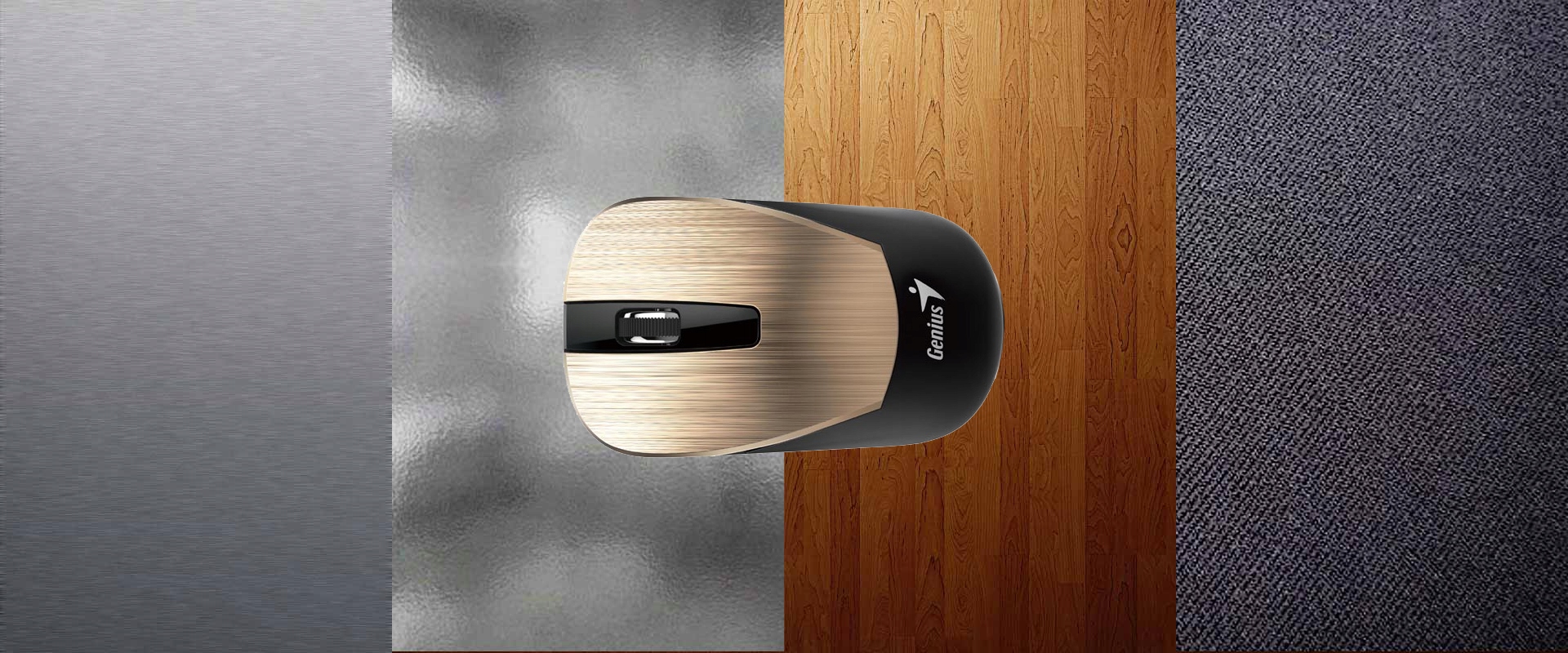 Mysz bezprzewodowa Genius NX-7015, any surface Interfejs USB (Radio 2.4 GHz)