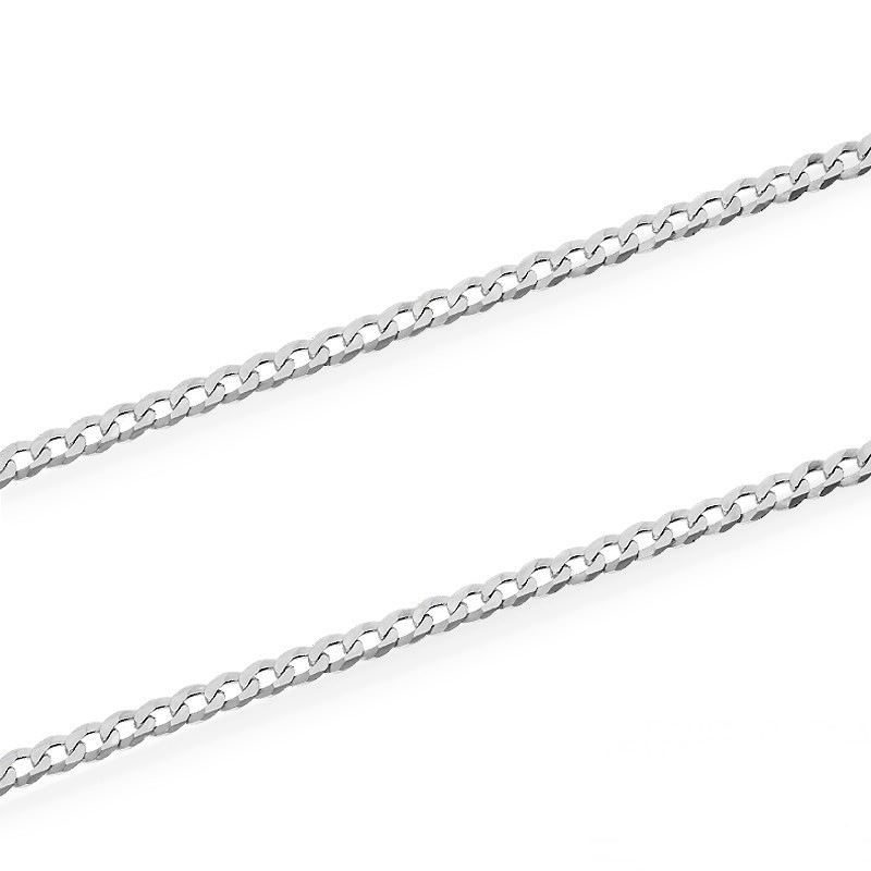 Stříbrný řetízek 925 pancíř 2 mm s karabinou pro ženy jako dárek