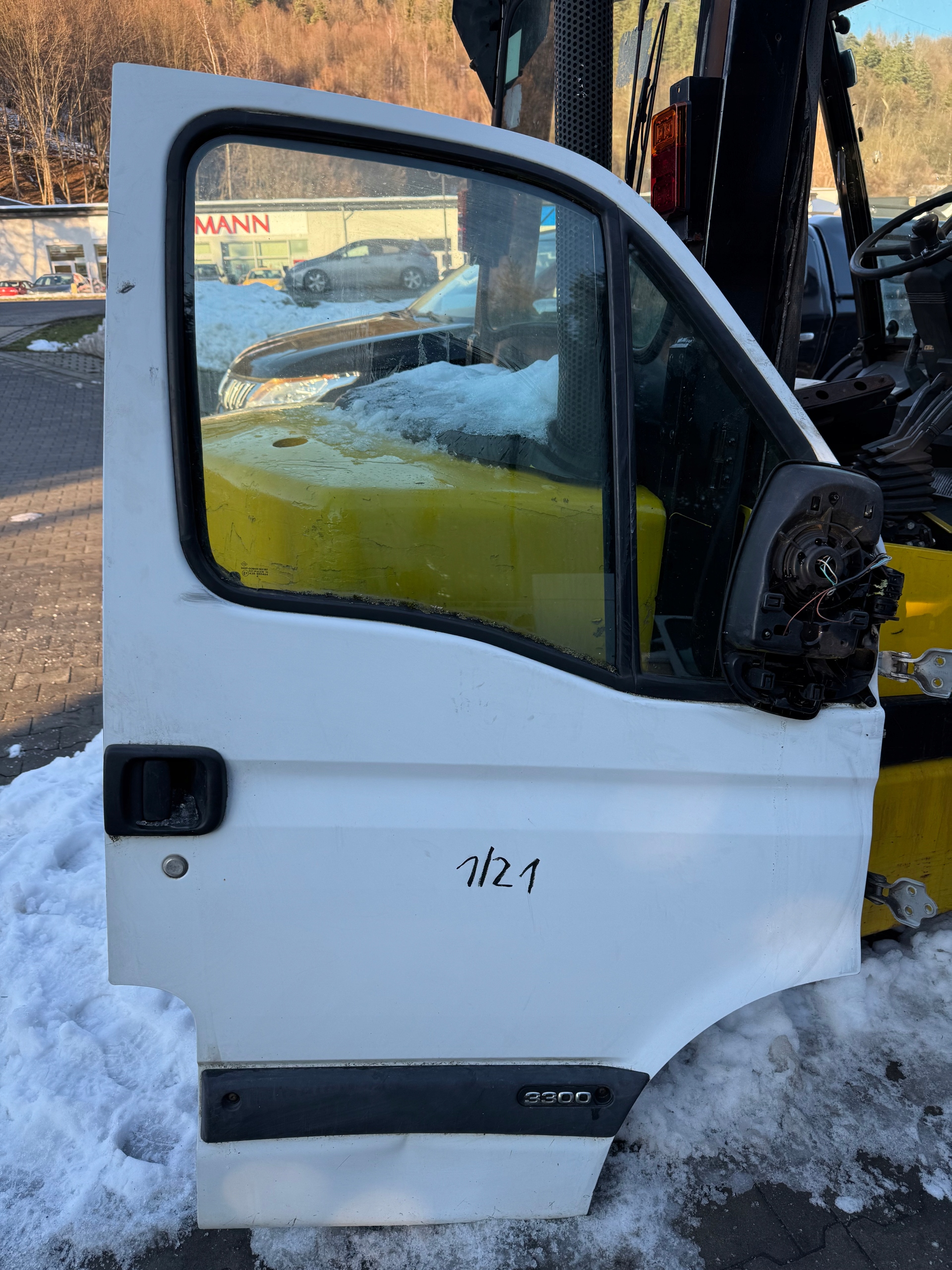 RENAULT MASTER II LIFT door right front front complete mirror