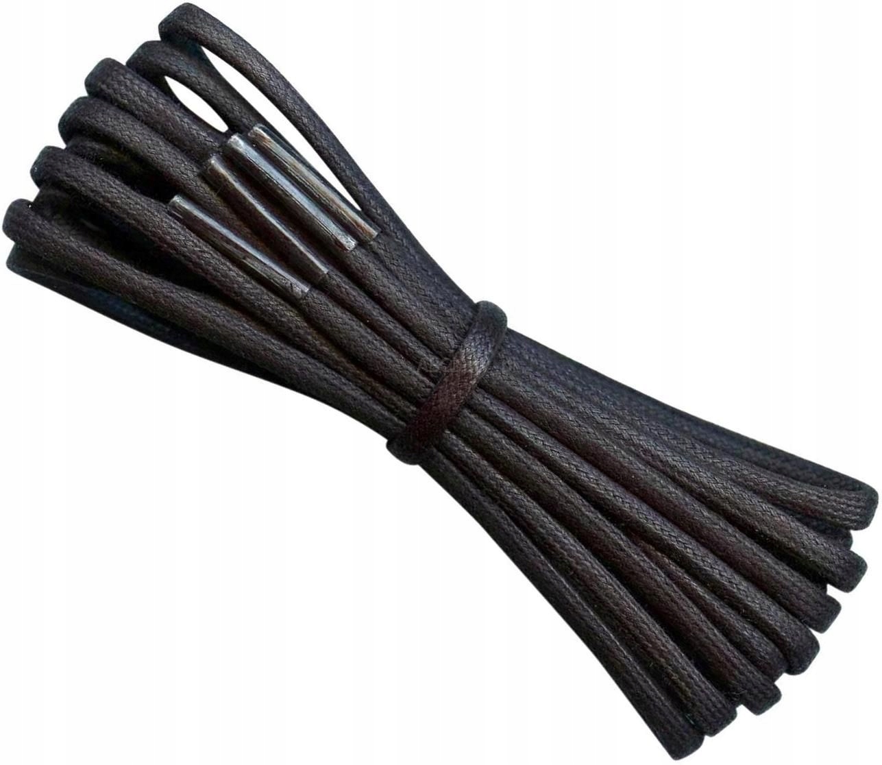 G15-90 CZARNE 3,5 mm WOSKOWANE SZNUROWADŁA 140 CM Kod producenta Wizytowe sznurowadła do LAKIEREK 3,5 MM