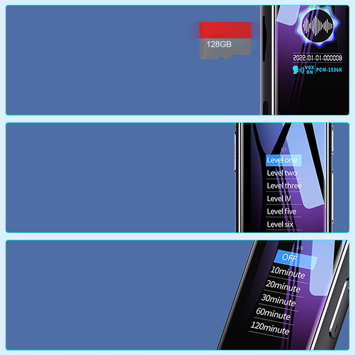 PROFESSIONAL DYKTAFON, AKUMULATOROWY ODTWARZACZ MP3, DŁUGOPIS DO NAGRYWANIA Cechy dodatkowe Składany