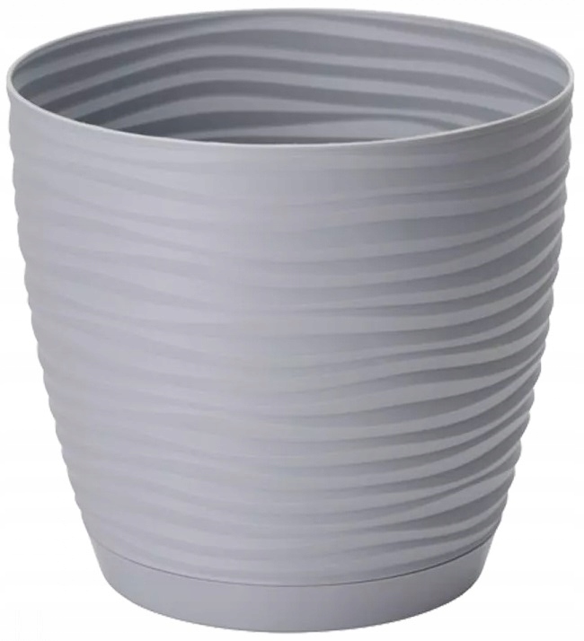 Doniczka okrągła z podstawką SAHARA PETIT 23 KREM EAN (GTIN) 5907474352244