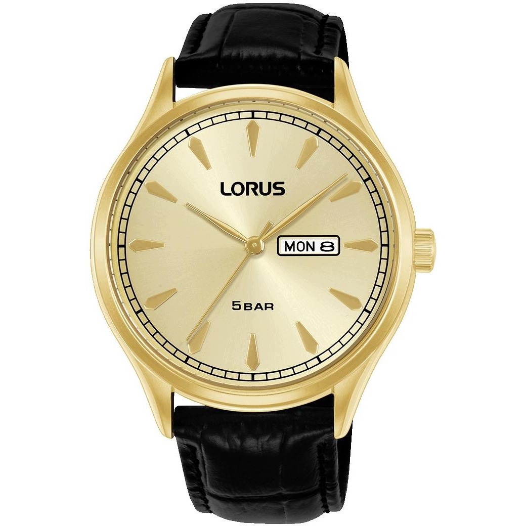 Pánské Hodinky Lorus RH328BX9 s černým řemínkem