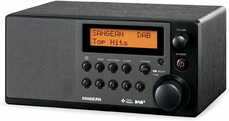 Radio sieciowe Sangean DDR-31, Dab+, Fm, Rds, czarne