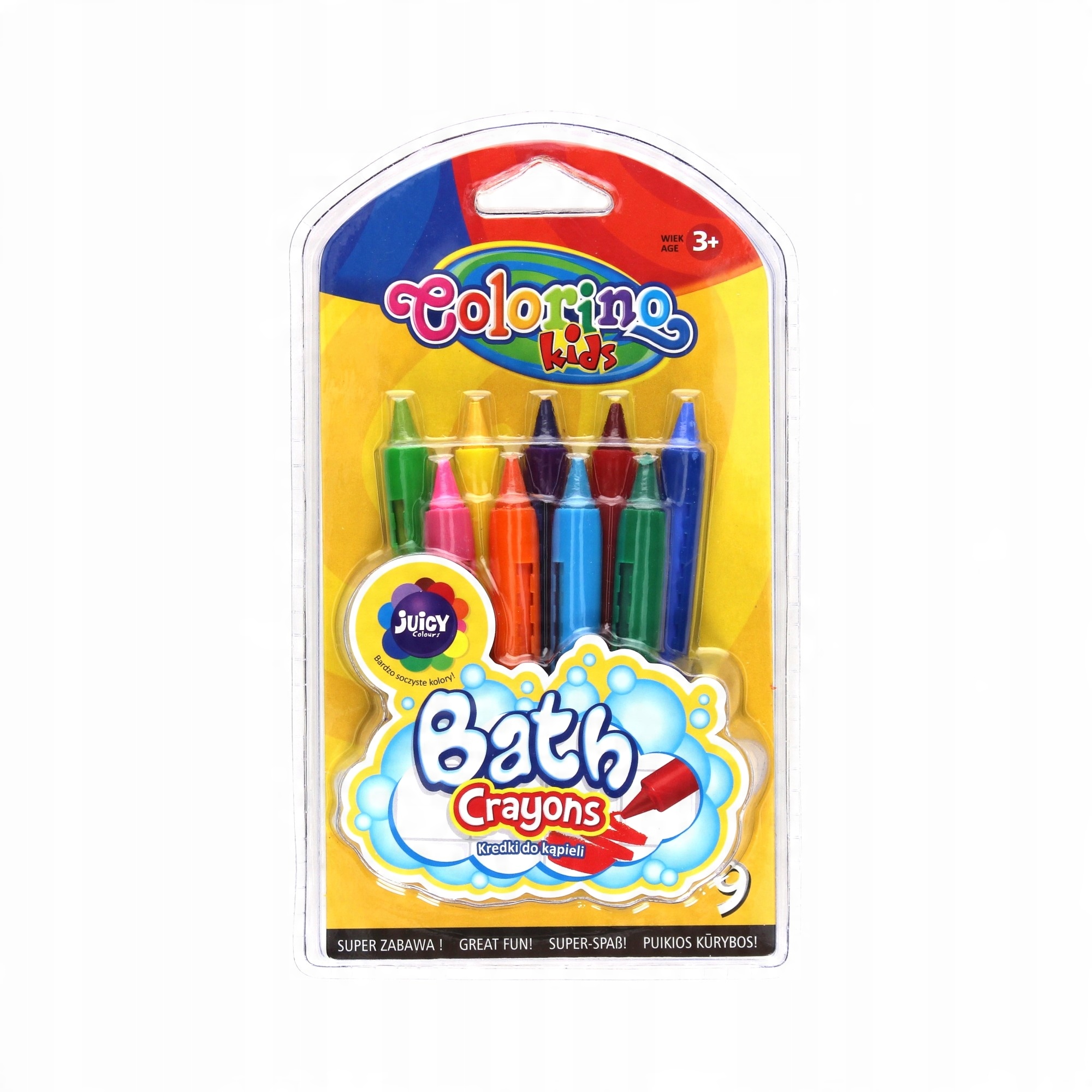 

Kredki kąpieli 9kol Colorino 38973PTR