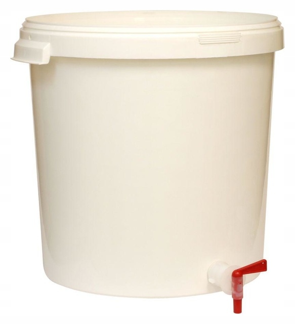 Pojemnik fermentacyjny 30 L z pokrywką i kranem 340432 — 2