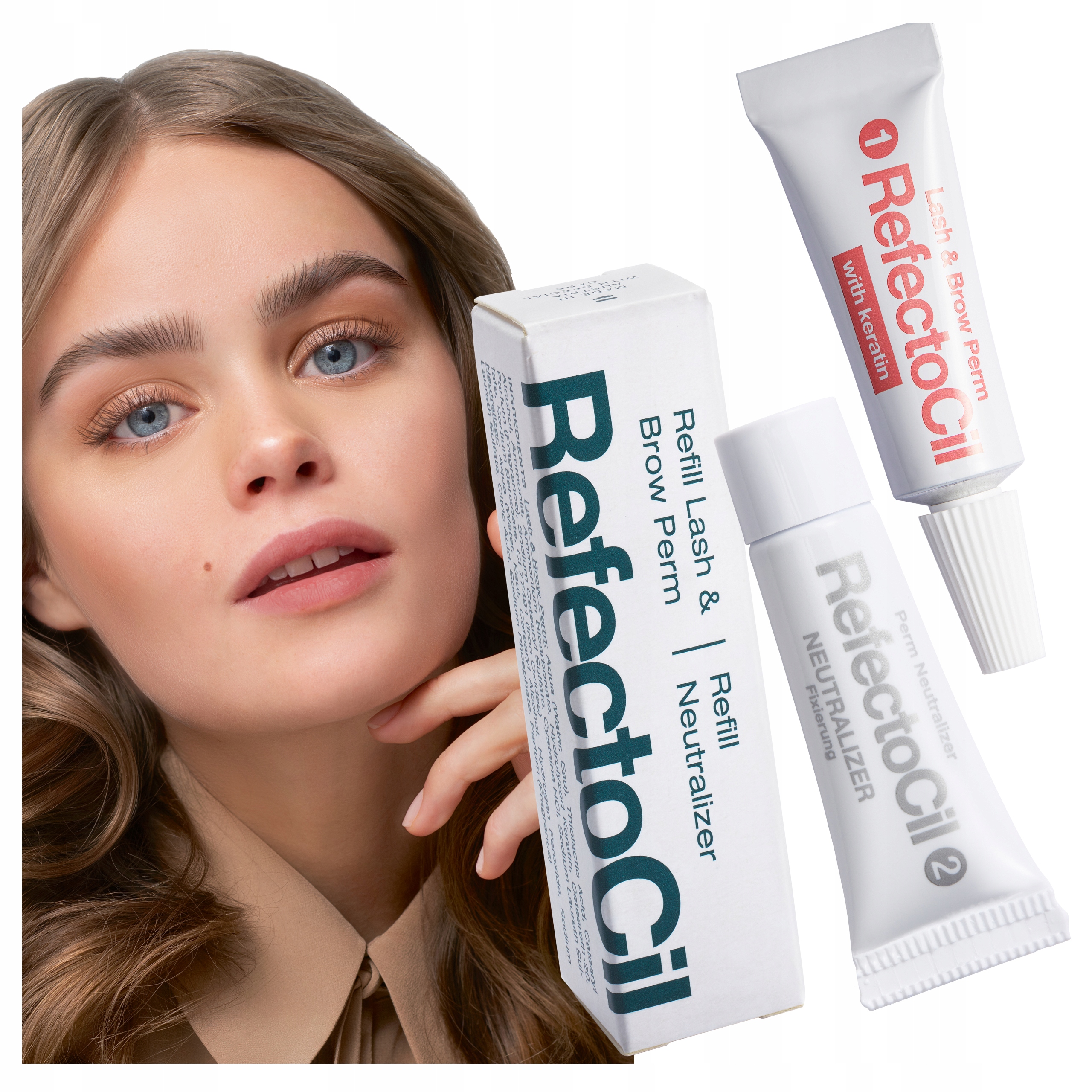 Laminace řas a obočí Komplet Přípravek pro lifting laminace obočí a řas