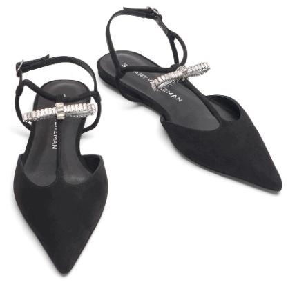 Tully Crystal T-strap Flat Baleríny vel. 39