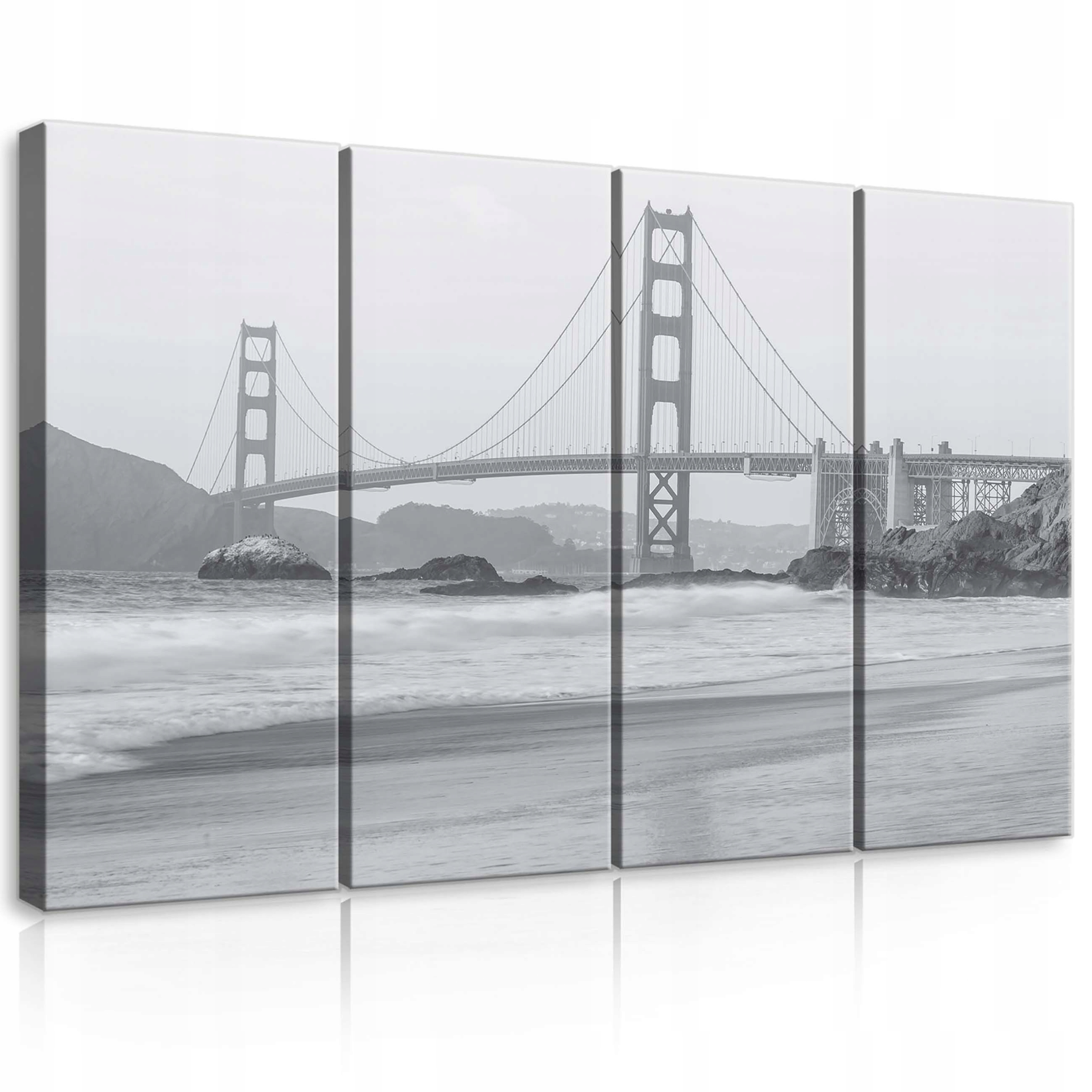 Obraz 120x80 modulární polyptych Zlatá brána San Francisco krajina panorama