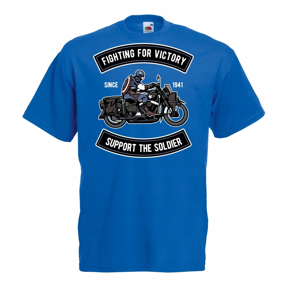 

Koszulka motor motocyklista wojsko XXL niebieska