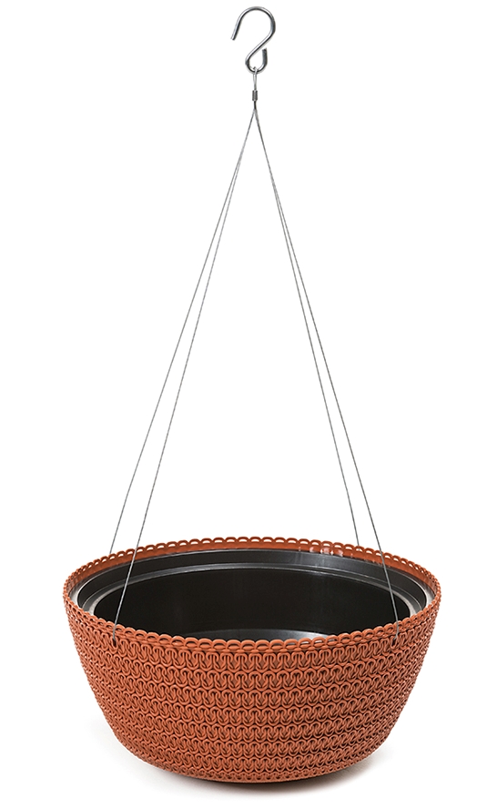 

Doniczka Misa Jersey Wisząca 24CM Cegła Terakota
