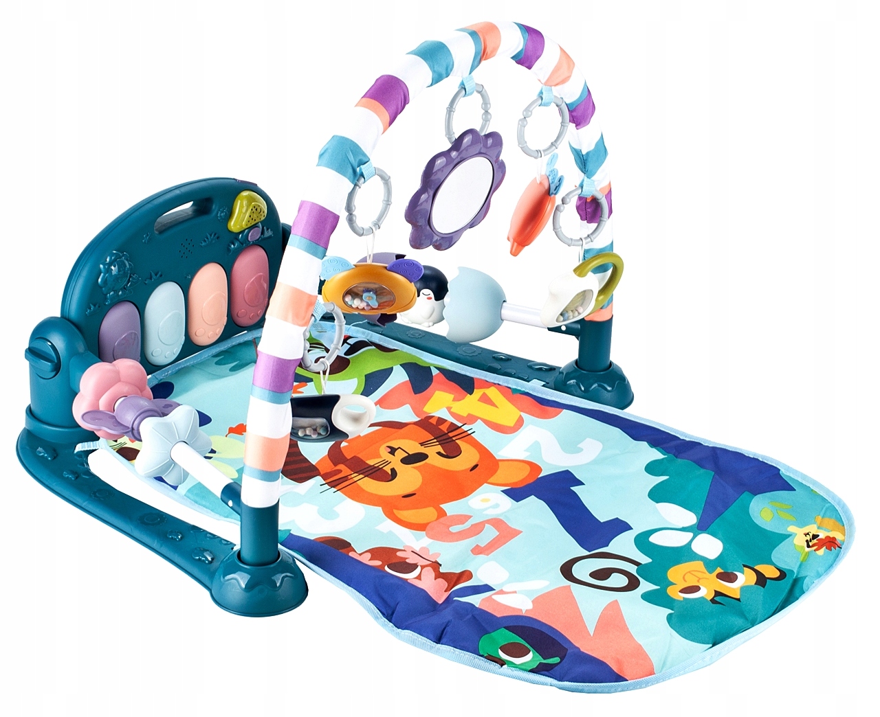 OKTATÓSZŐNYEG ZONGORA CSÖRGŐKKEL RÁGÓKÁK CSECSEMŐKNEK GYEREKEKNEK Gyermek életkora 0+