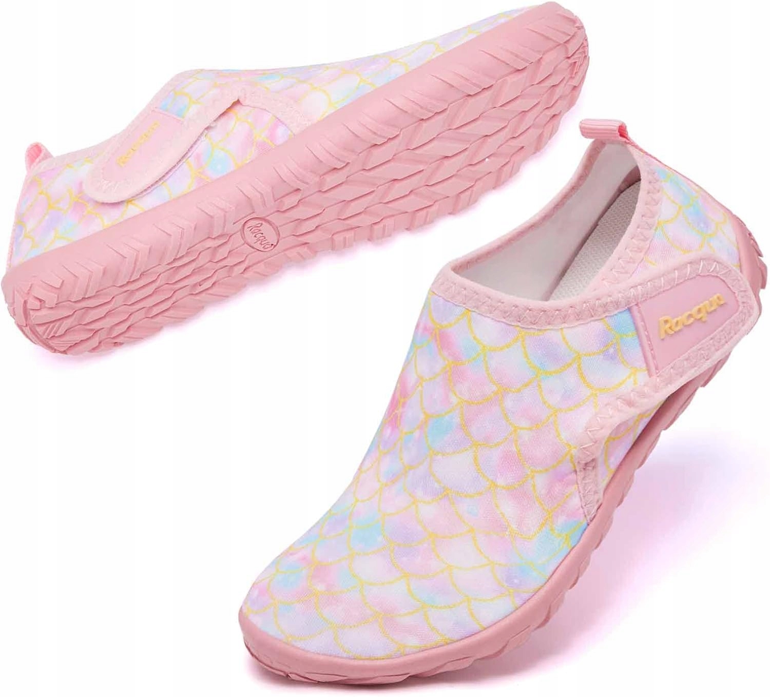Racqua Buty do Wody Dla Dzieci do Pływania Jeżowce Motyw Syrenki Różowe 30