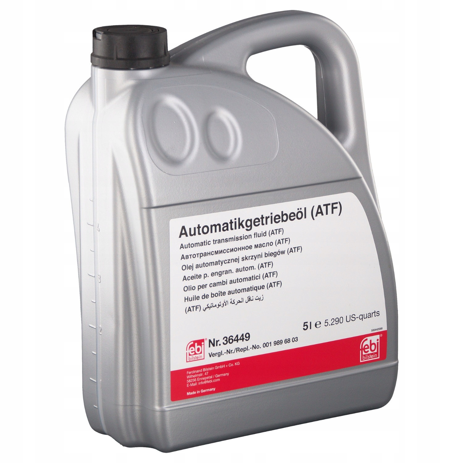 Olej Atf 5L Mb 236.14 Atf 134 Dsih 6P805 Červený Febi